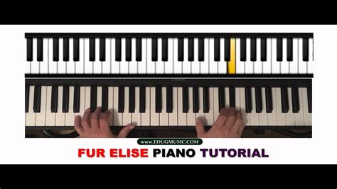 fur elise piano tutorial|fur elise piano beginners.